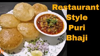 Restaurant Style Puri Bhaji पूरी भाजी How to make puri Bhaji By khamang Maharashrian recipe [upl. by Ahseyk]