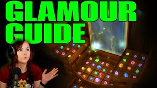 How to Glamour in FFXIV Glamour Plates Glamour Dresser new player guide [upl. by Nylessej]