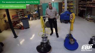 The Differences Between Floor Buffers and Burnishers [upl. by Clinton]