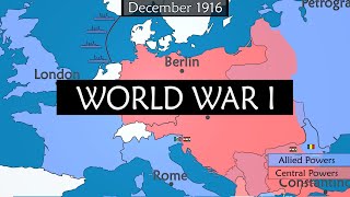 World War I  Summary on a Map [upl. by Ytsanyd94]