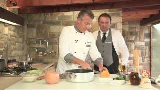 RISOTTO ZUCCA E GAMBERI  Video Ricetta  Grigio Chef [upl. by Akehsyt]