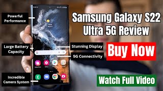 Samsung Galaxy S22 Ultra 5G Review [upl. by Ecinom]