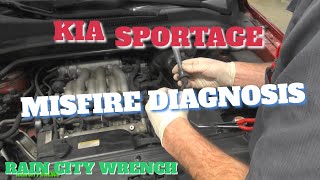 Kia Sportage Misfire Diagnosis [upl. by Hamrnand]