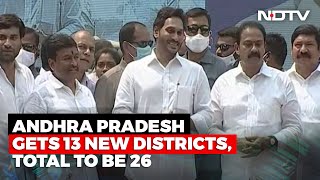 Andhra Pradesh Gets A New Map Doubles Districts To 26 [upl. by Maura]