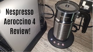 Nespresso Aeroccino 4 Milk Frother Review  Worth upgrading from the Aeroccino 3 [upl. by Jennette120]