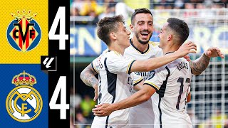 Villarreal 44 Real Madrid  HIGHLIGHTS  LaLiga 202324 [upl. by Gonyea]