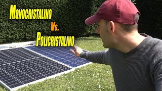 Comparativa panel solar Monocristalino Vs Policristalino [upl. by Low]