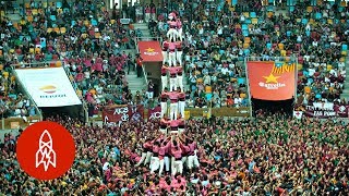 Behold the Human Towers of Catalonia [upl. by Lyudmila474]