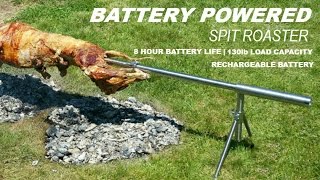 Pig Hog Lamb or Goat Spit Roaster Rotisserie  Battery Powered [upl. by Gates76]