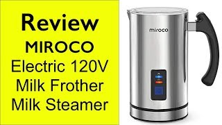 Review Miroco Milk Frother  How to make froth milk at home [upl. by Atteuqcaj]