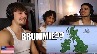 Americans React to 17 British Accents [upl. by Anytsyrk]