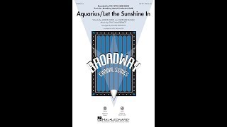 AquariusLet the Sunshine In from Hair SATB Choir  Arranged by Roger Emerson [upl. by Eiramaliehs48]