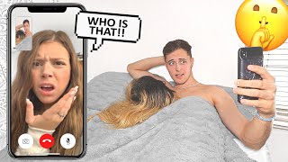 FACETIME CHEATING PRANK ON GIRLFRIEND [upl. by Nylsirhc]