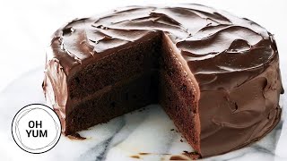 Professional Baker Teaches You How To Make CHOCOLATE CAKE [upl. by Gairc]