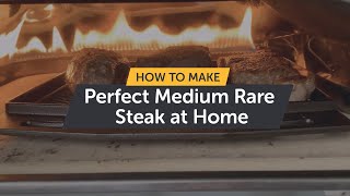 How To Make Perfect Medium Rare Steak at Home  Cast Iron Series [upl. by Annavahs]