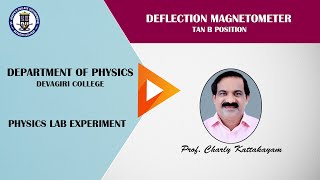 13 DEFLECTION MAGNETOMETER TAN B POSITION ProfCharly Kattakayam [upl. by Kurth]