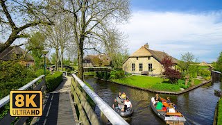 Giethoorn The Netherlands 8K 🇳🇱 [upl. by Akeret608]