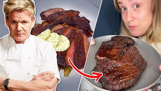 We Tried Gordon Ramsays AirFryer Steak [upl. by Nedrah]