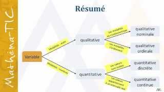 Les types de variables statistiques [upl. by Harlene]