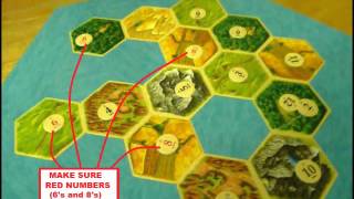 Settlers of Catan Two Player DETAILED Description [upl. by Killarney]