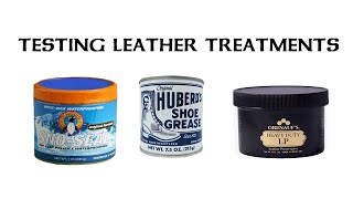 Testing Leather Treatments [upl. by Ching]