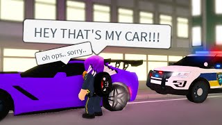 This Guy Stole My Car While I Was On Duty Police Chase Ends In ARREST Roblox [upl. by Carolina]