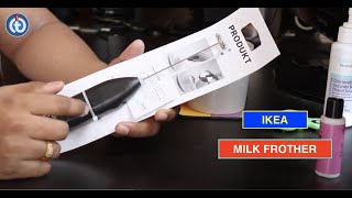 IKEA MILK FROTHER Review amp Battery Installation [upl. by Lipp14]