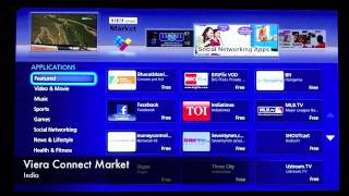 Panasonic VIERA Connect  Market and Apps Demo [upl. by Borroff]