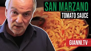 San Marzano Marinara Tomato Sauce Italian Recipe  Giannis North Beach [upl. by Mahalia]