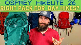 Osprey Hikelite 26 Review  A good daypack for short hikes and quick adventures [upl. by Haela581]