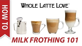 Milk Frothing for Beginners [upl. by Kire]