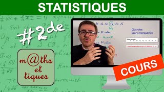 LE COURS  Statistiques  Seconde [upl. by Idnahc975]