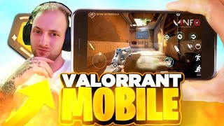 NEW VALORANT MOBILE GAMEPLAY [upl. by Ruthie]