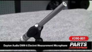 Dayton Audio EMM6 Electret Measurement Microphone [upl. by Tarryn]