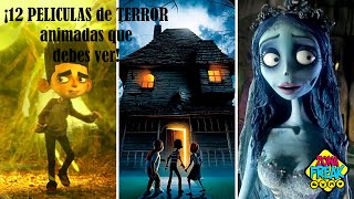 ¡12 PELICULAS de TERROR animadas que debes ver [upl. by Thoer782]