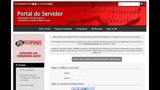 Identificador contracheque servidor MG [upl. by Aiciruam]