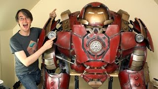 Iron Man Hulkbuster Cosplay 40  Finishing the Helmet amp Shoulders  James Bruton [upl. by Carew]