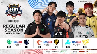 🔴 LIVE  MPL PH S15  FILIPINO  Week 1 Day 2 [upl. by Alba495]