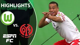 Final day THRILLER Mainz edges out stubborn Wolfsburg  Bundesliga Highlights  ESPN FC [upl. by Nwahsuq]