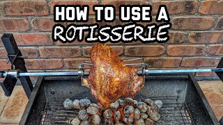 How to Use a Charcoal SpitRotisserie for Beginners [upl. by Aderfla62]