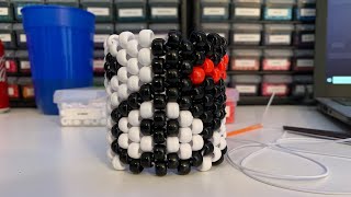 Multi Stitch Kandi Cuff With Character Pattern  Kandi Tutorial [upl. by Howund]