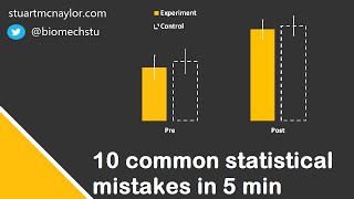 Ten Statistical Mistakes in 5 Min [upl. by Aramois]