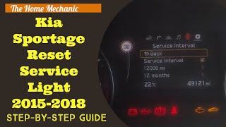 Kia Sportage 20152018 service indicator removal and reset [upl. by Brause138]