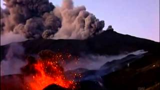 Volcano Etna Sicily Eruption 2002 [upl. by Ardnama161]