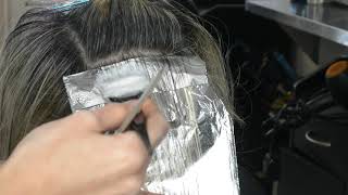 GRAY BLENDING FOR DARK HAIR WITH GREY  HIGHLIGHTS ONLY NO LOWLIGHTS Transform Your Look [upl. by Euphemiah]