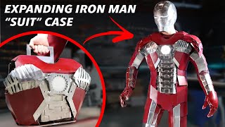 Real Iron Man Expandable Briefcase Suit  FULL METAL Iron Man Mark 5 Armor [upl. by Norga]