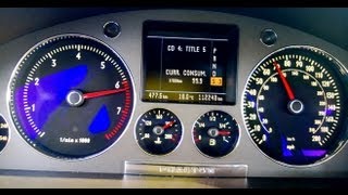 VW PHAETON W12 0110 acceleration [upl. by Zawde26]