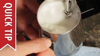 How to AutoFroth Milk for Lattes [upl. by Naylor643]