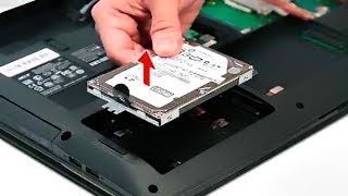 How to Remove Hard Drive From a Laptop Computer  2018 [upl. by Anaej954]