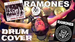 Ramones  I Wanna Be Sedated DRUM COVER [upl. by Shargel]